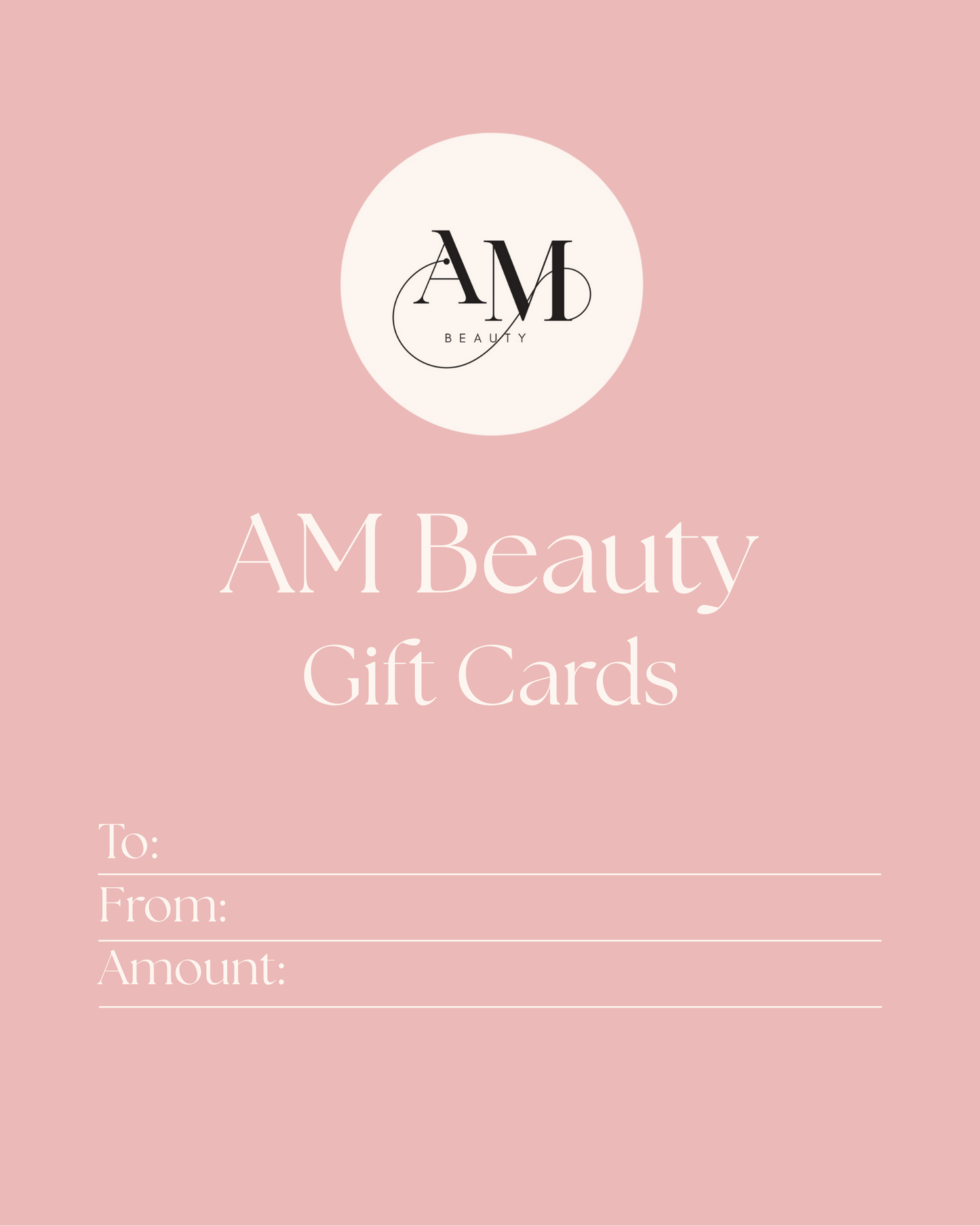 AM Beauty Gift Card